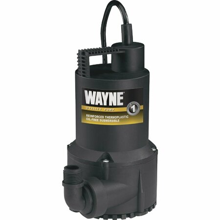 WAYNE WATER SYSTEMS Wayne 1/6 HP Submersible Continuous-Duty Utility Pump RUP160